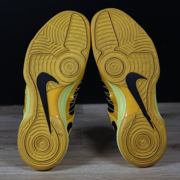 Nike Hyperdunk Shoes Mens 13 Yellow Black 2012 Basketball Sneakers 554671-700 - Picture 5 of 8